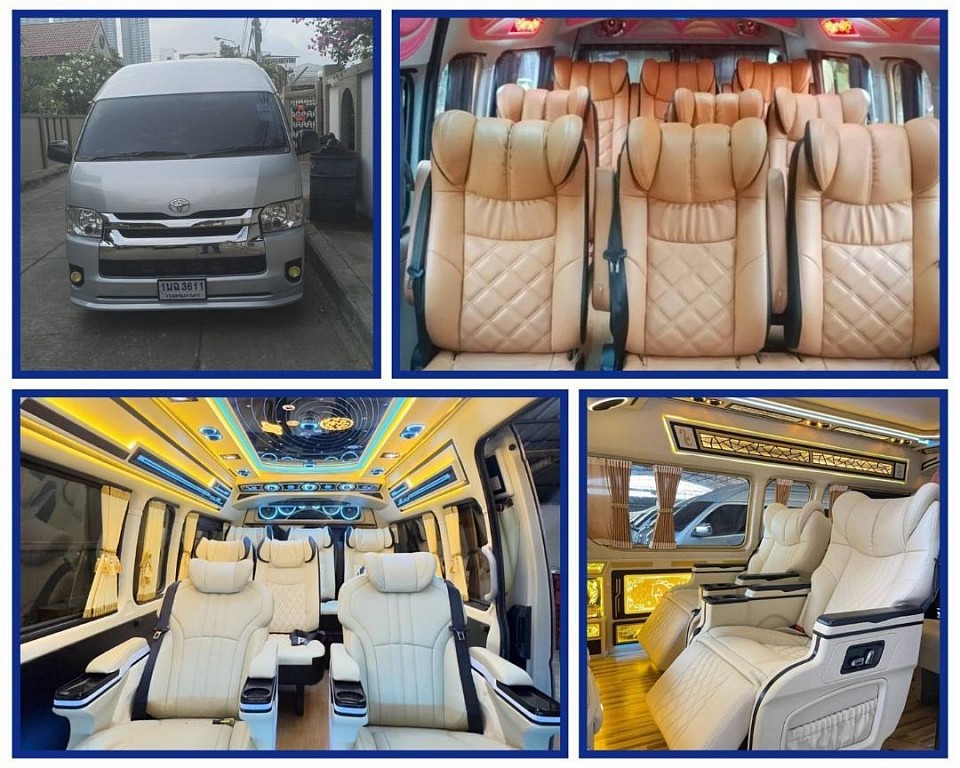 Luxury van rental with driver